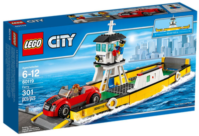LEGO Set-Ferry-Town / City / Harbor-60119-1-Creative Brick Builders